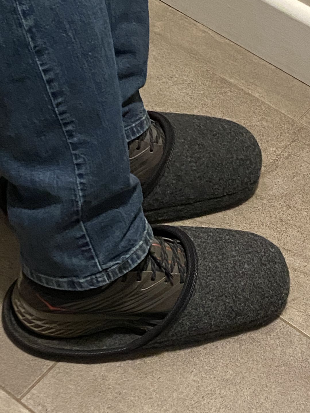 Customer photo review of Indoor Overshoes