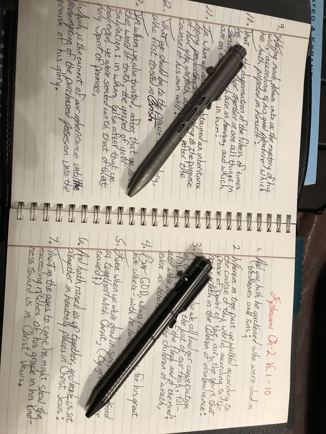 Customer photo review of Valtcan Titanium EDC Pen Gear for EDC Space Black