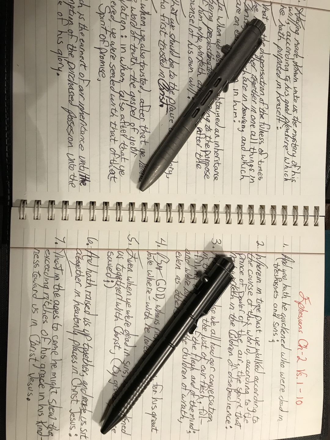 Customer photo review of Valtcan Titanium CyberPen Pen Stonewash