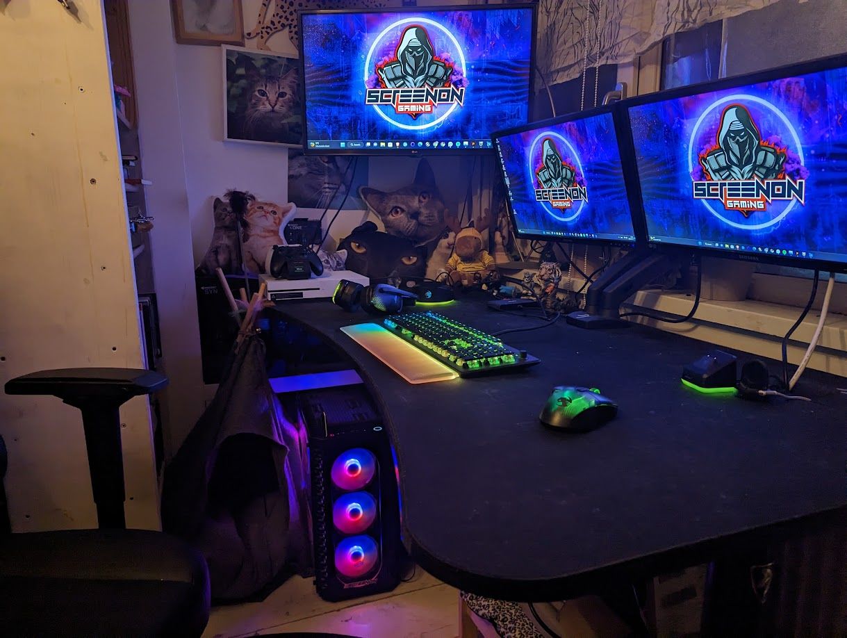 Customer photo review of ScreenON - Ryzen 7 - 480GB M.2 SSD + 1TB HDD - RTX 3060 Ti - GamePC.Y52075 - WiFi