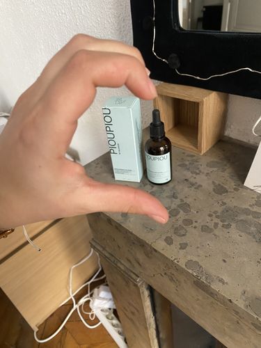 Customer photo review of Sérum nourrissant pour cheveux ternes