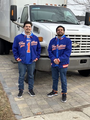 Customer photo review of Custom Royal Orange-White Mesh Authentic Throwback Football Jersey