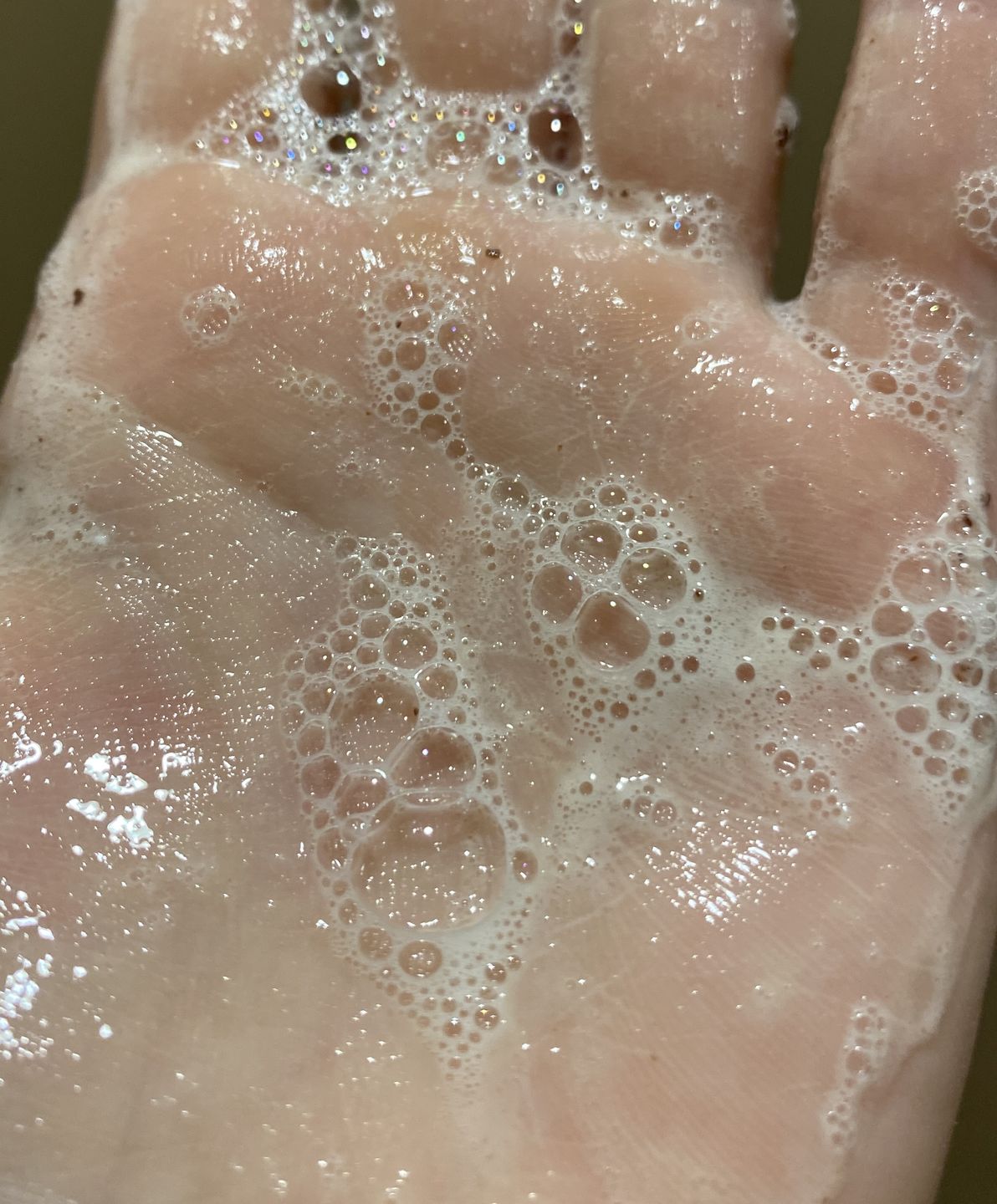 Customer photo review of Refillable Shampoo Powder