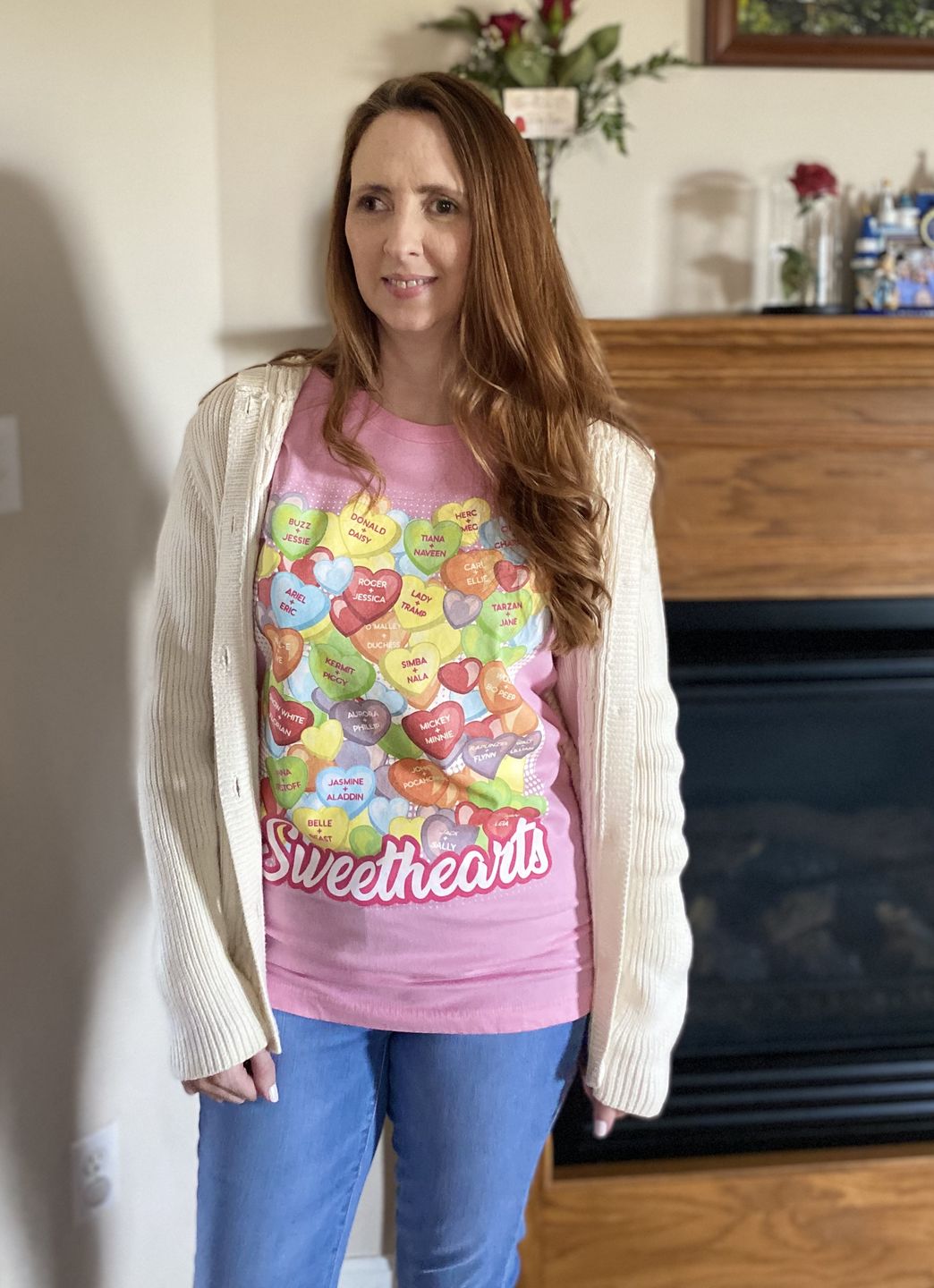 Customer photo review of Sweethearts Famous Disney Couples Shirt