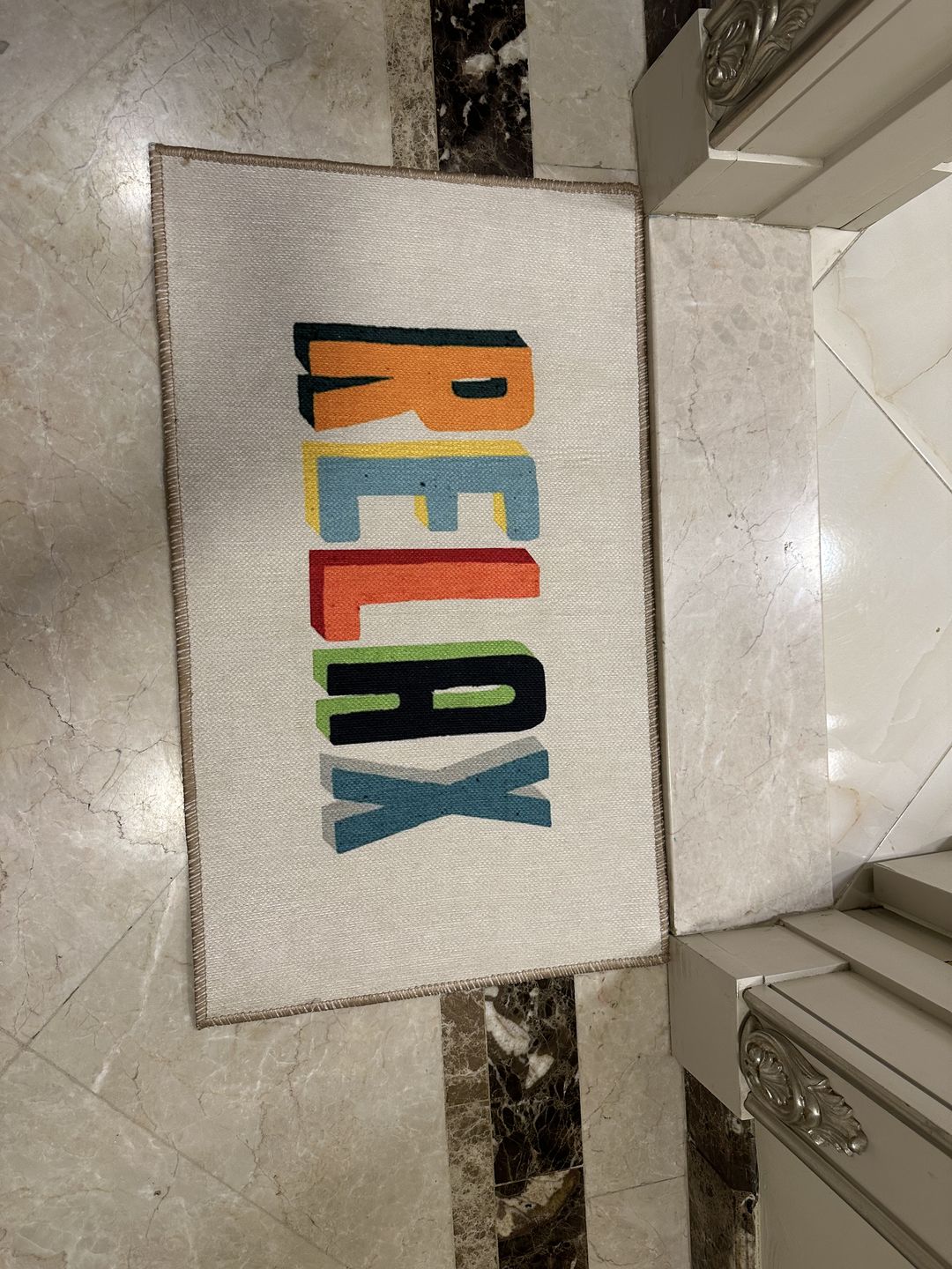 Customer photo review of Rantow- Printed Bath Mat