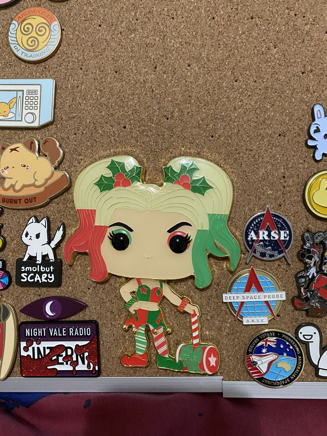 Customer photo review of ARSE Pins