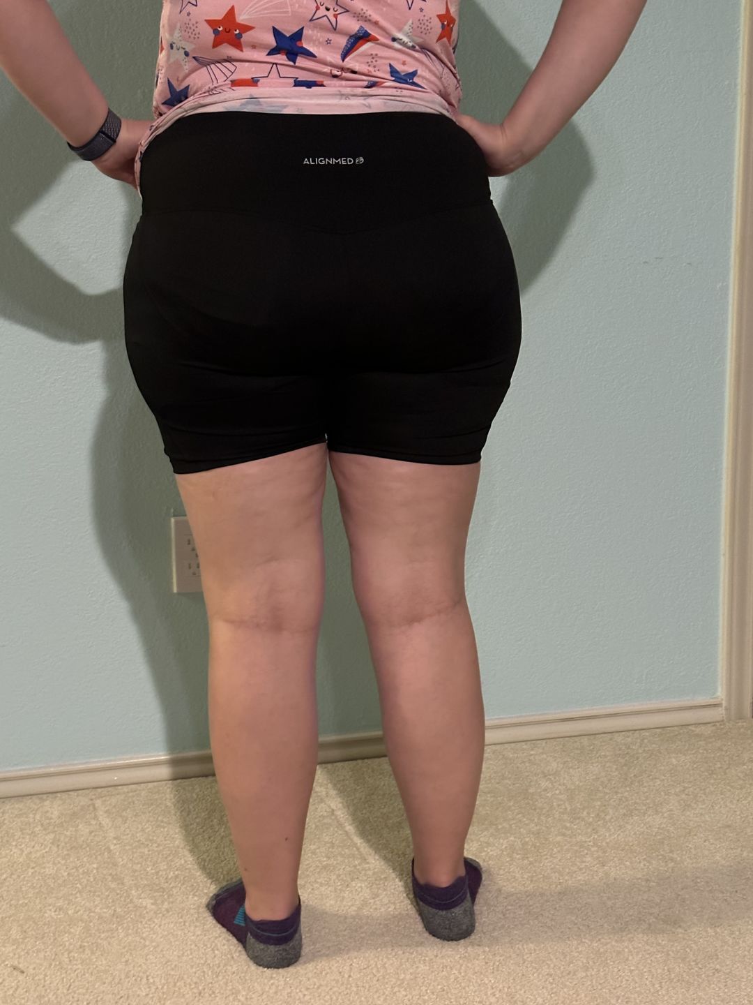 Customer photo review of Bike Shorts For Women