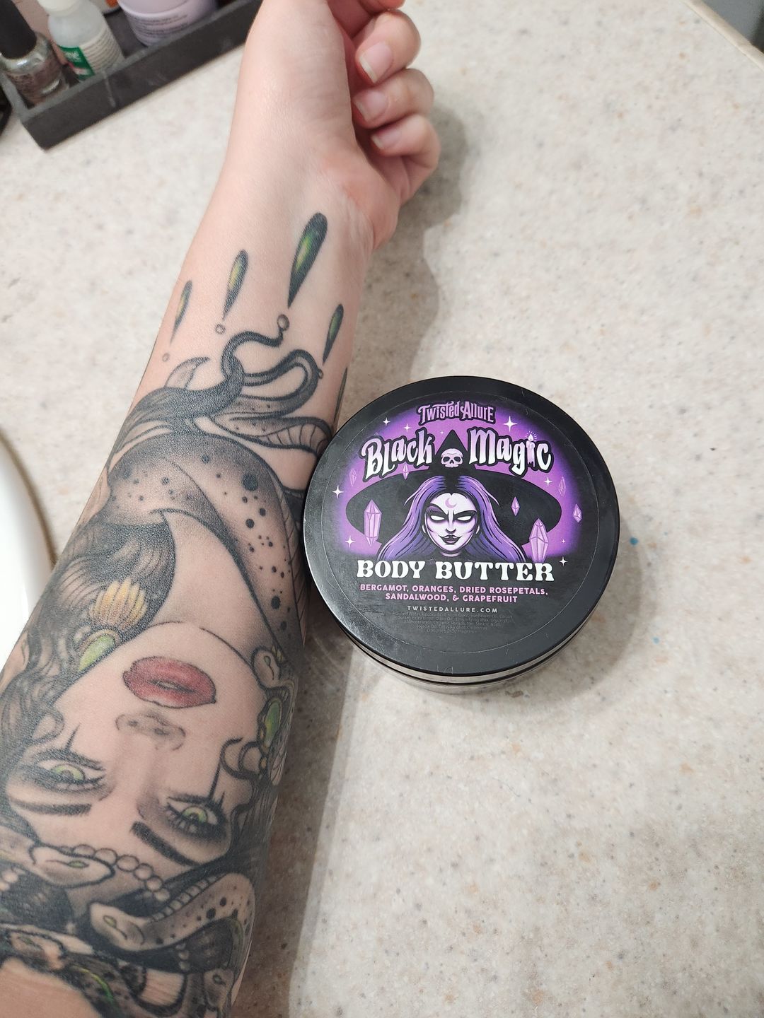 Customer photo review of Black Magic Body Butter