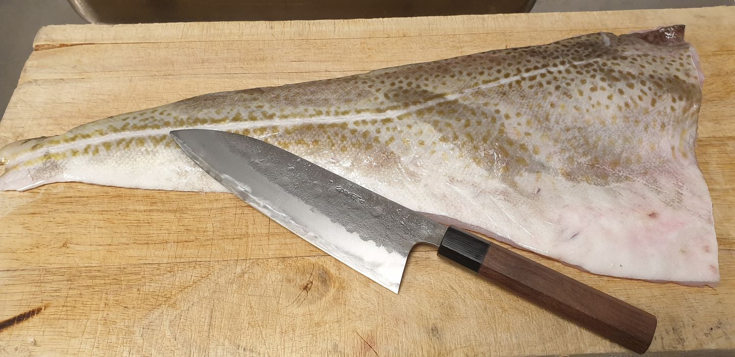 Customer photo review of Matsubara Blue #2 Gyutou 210mm (8.2")