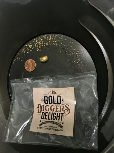 Customer photo review of *BOGO* Gold Diggers Delight '5 OUNCE GOLD CHASE' - Gold Paydirt Panning Concentrates