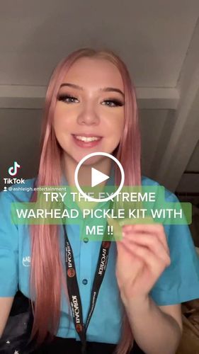 Customer video review of Chamoy Extreme Sour Warhead Pickle Kit *NEW*
