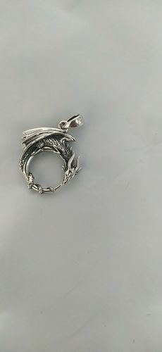 Customer photo review of Collier Dragon<br> Argenté Éternel (Argent)