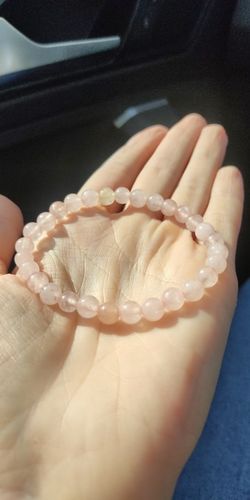 Customer photo review of Bracelet Énergétique Quartz Rose