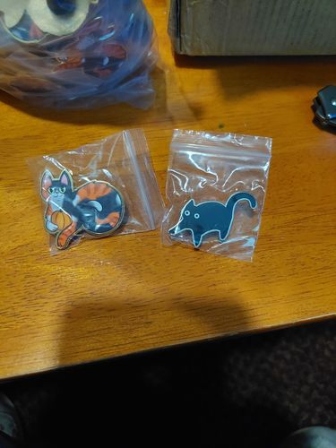 Customer photo review of Custom Enamel Pins