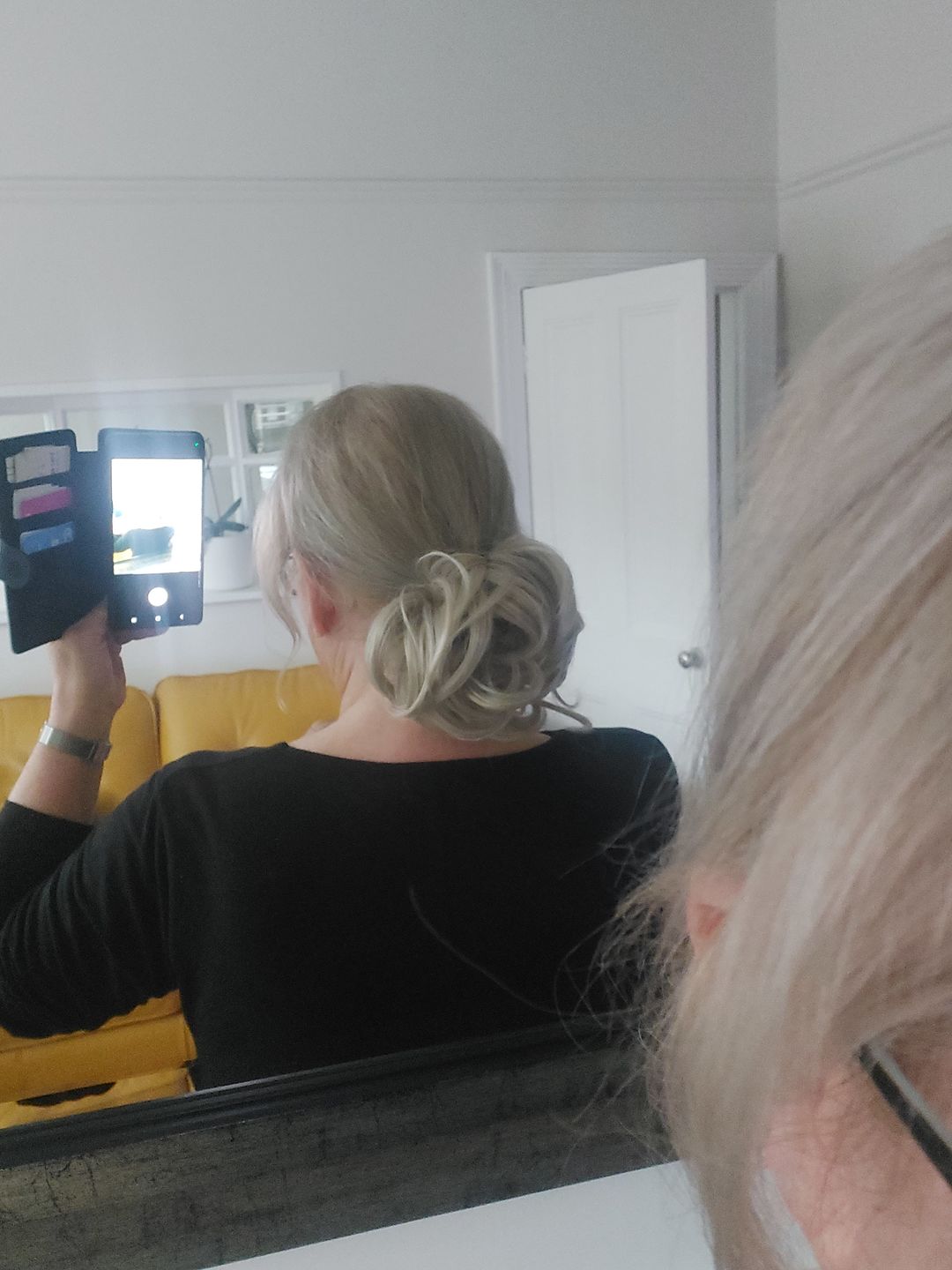 Customer photo review of Flicky Messy Scrunchie Bun