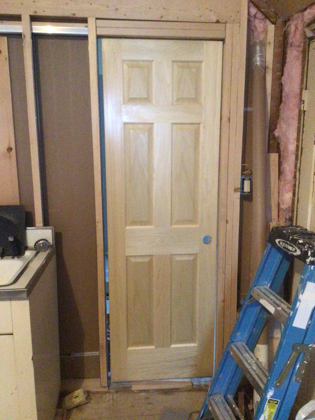 Customer photo review of Poplar Interior Door Slab (6 Panel)