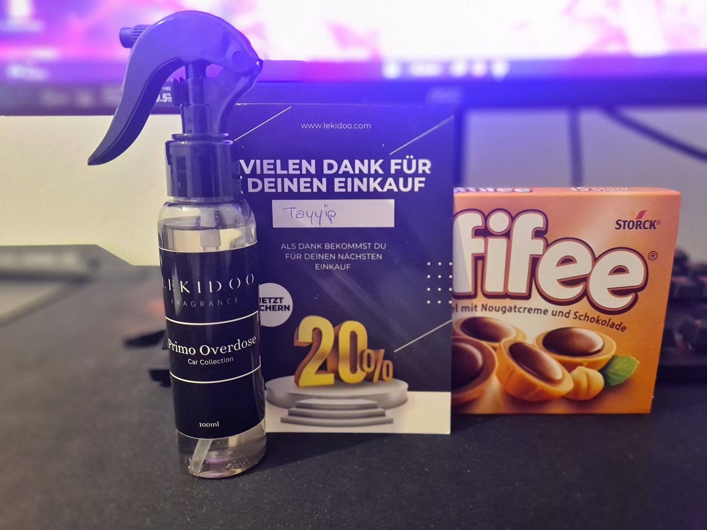 Customer photo review of PRIMO OVERDOSE Auto-Parfüm - Inspiriert von Tom Ford Oud Wood
