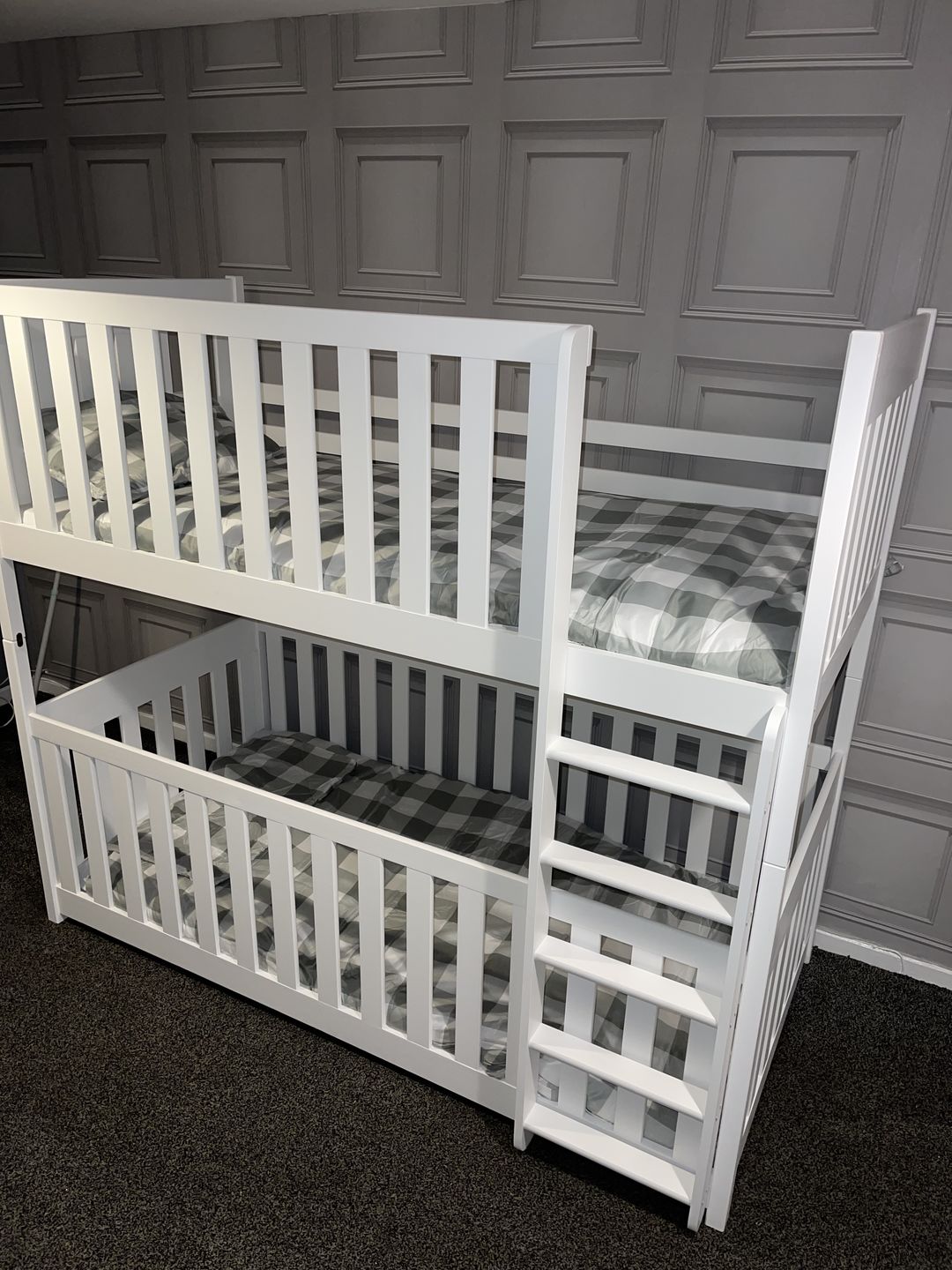 Customer photo review of Wooden Bunk Bed Konrad with Cot Bed
