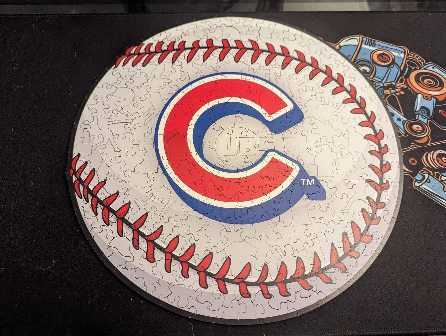 Customer photo review of Chicago Cubs® - Official Wooden Puzzle