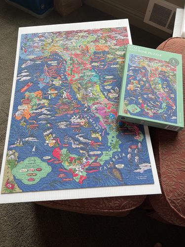 Customer photo review of Wine Puzzle - Italy