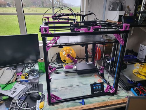 Customer photo review of Tronxy X5SA-400 PRO New Version with TR Sensor+Lattice Glass Plate