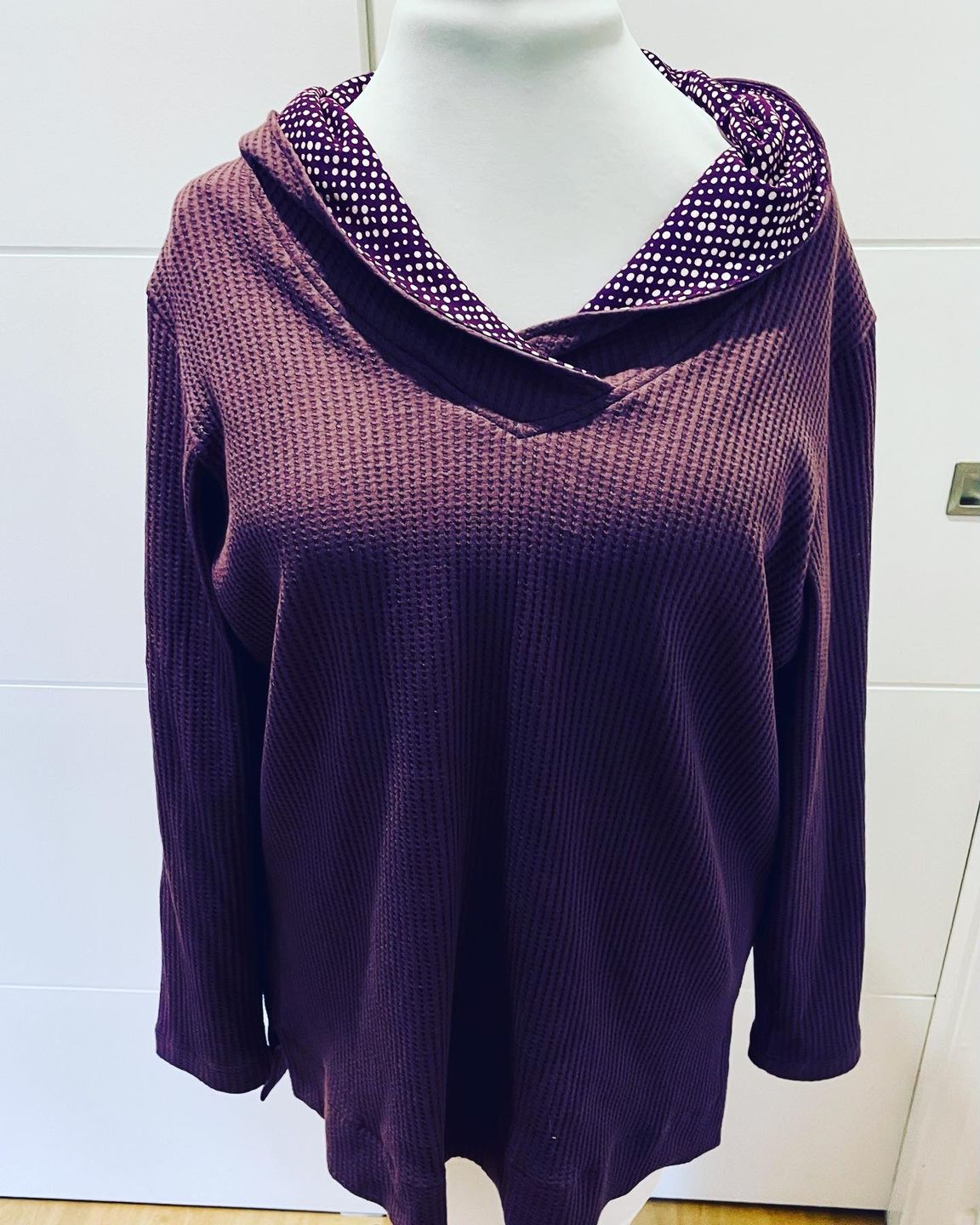 Customer photo review of Waffle Knit Jersey Fabric