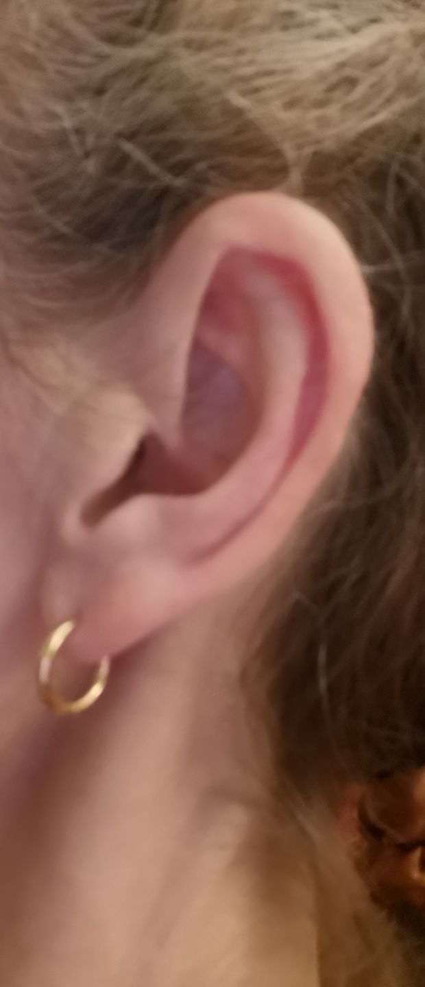 Customer photo review of Essential Earrings Extra Small