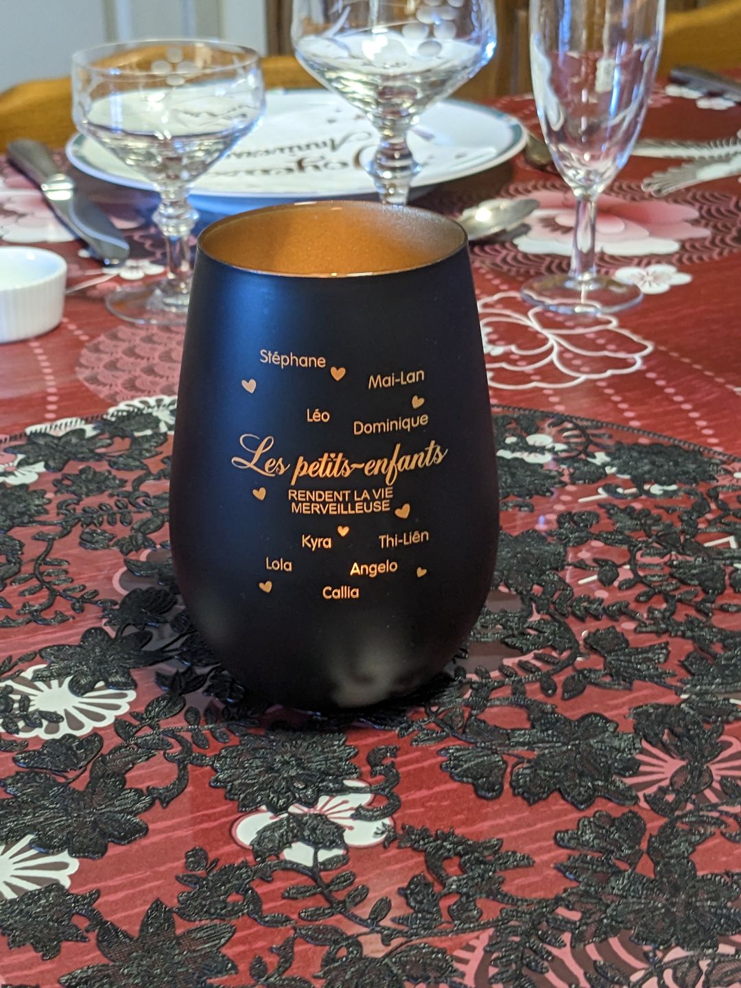 Customer photo review of Les petits-enfants - Grands-parents-Photophore