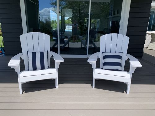 Customer photo review of Alpine Adirondack Chair - Twin Pack
