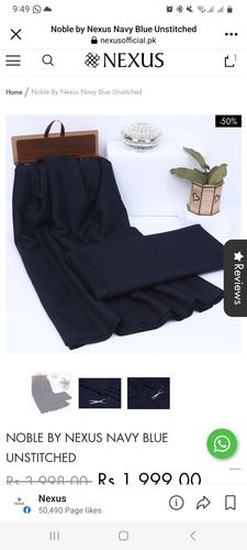Customer photo review of Duke Fine Quality Wash And Wear ( Unstitched ) Charcoal
