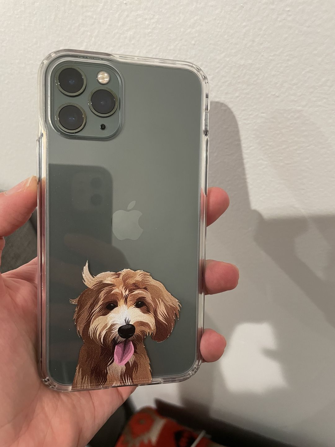 Customer photo review of Custom Pet Portrait Phone Cases