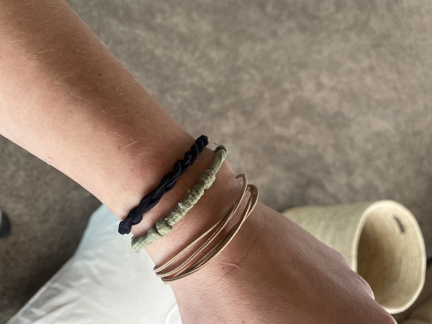 Customer photo review of Ultimate Hair Tie Pack
