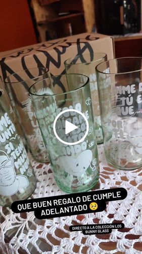 Customer video review of BUNNY GLASS - JUEGO DE 6 VASOS