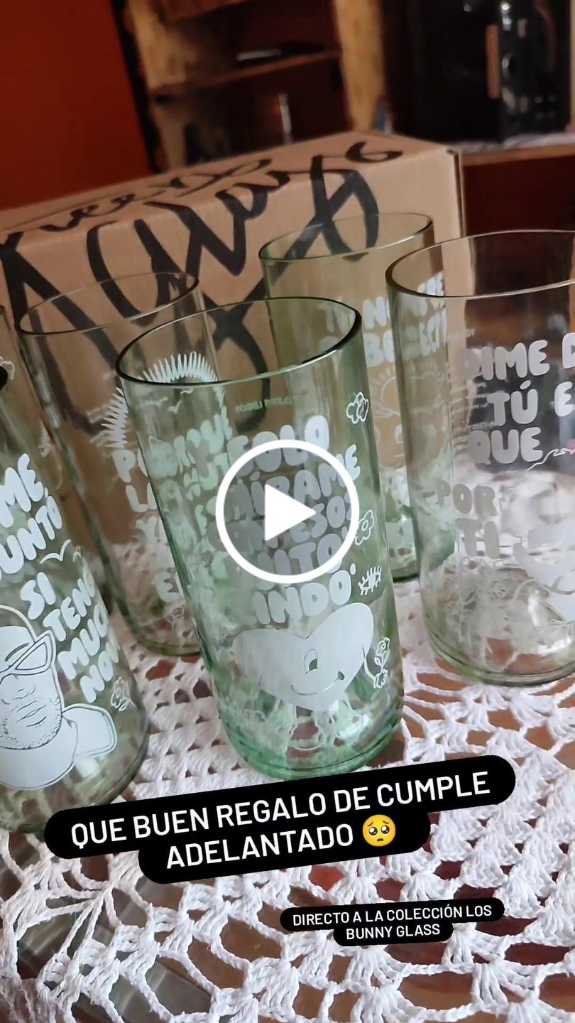 Customer video review of BUNNY GLASS - JUEGO DE 6 VASOS