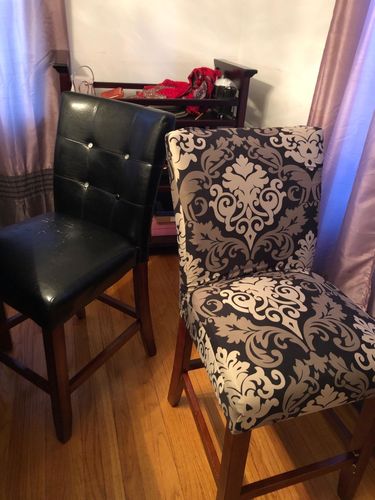 Customer photo review of Magic Universal Chair Cover