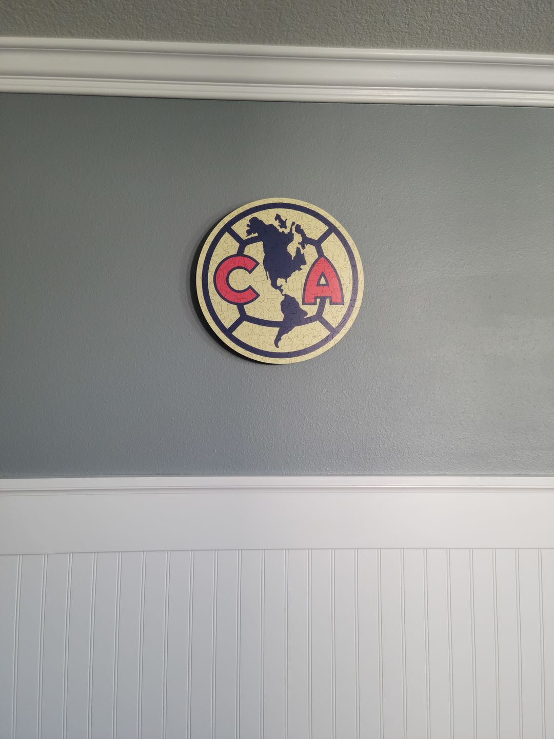 Customer photo review of Club América® Logo - Official Wooden Puzzle