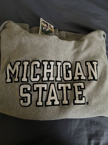 Customer photo review of Vintage Michigan State University Steve & Barry's Hoodie Size Large