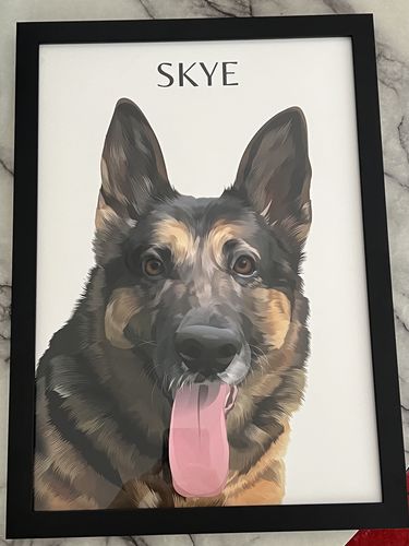 Customer photo review of One-Pet Portrait