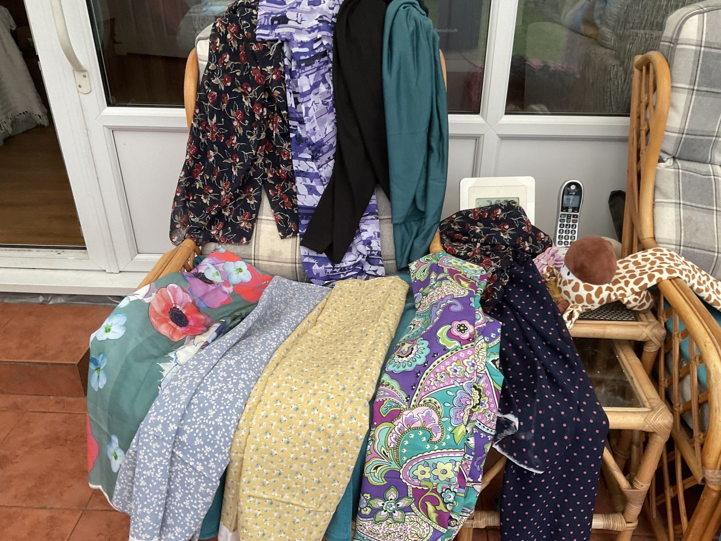 Customer photo review of Mystery Fabric Remnant Box