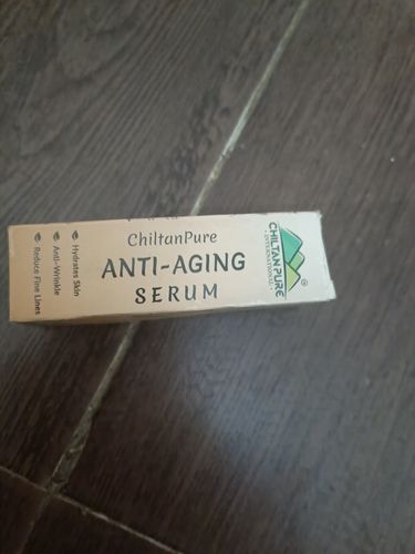 Customer photo review of Anti-Aging Serum – Hydrate Skin, Anti – Wrinkle , Reduce Fine Lines & Fights Signs of Ageing