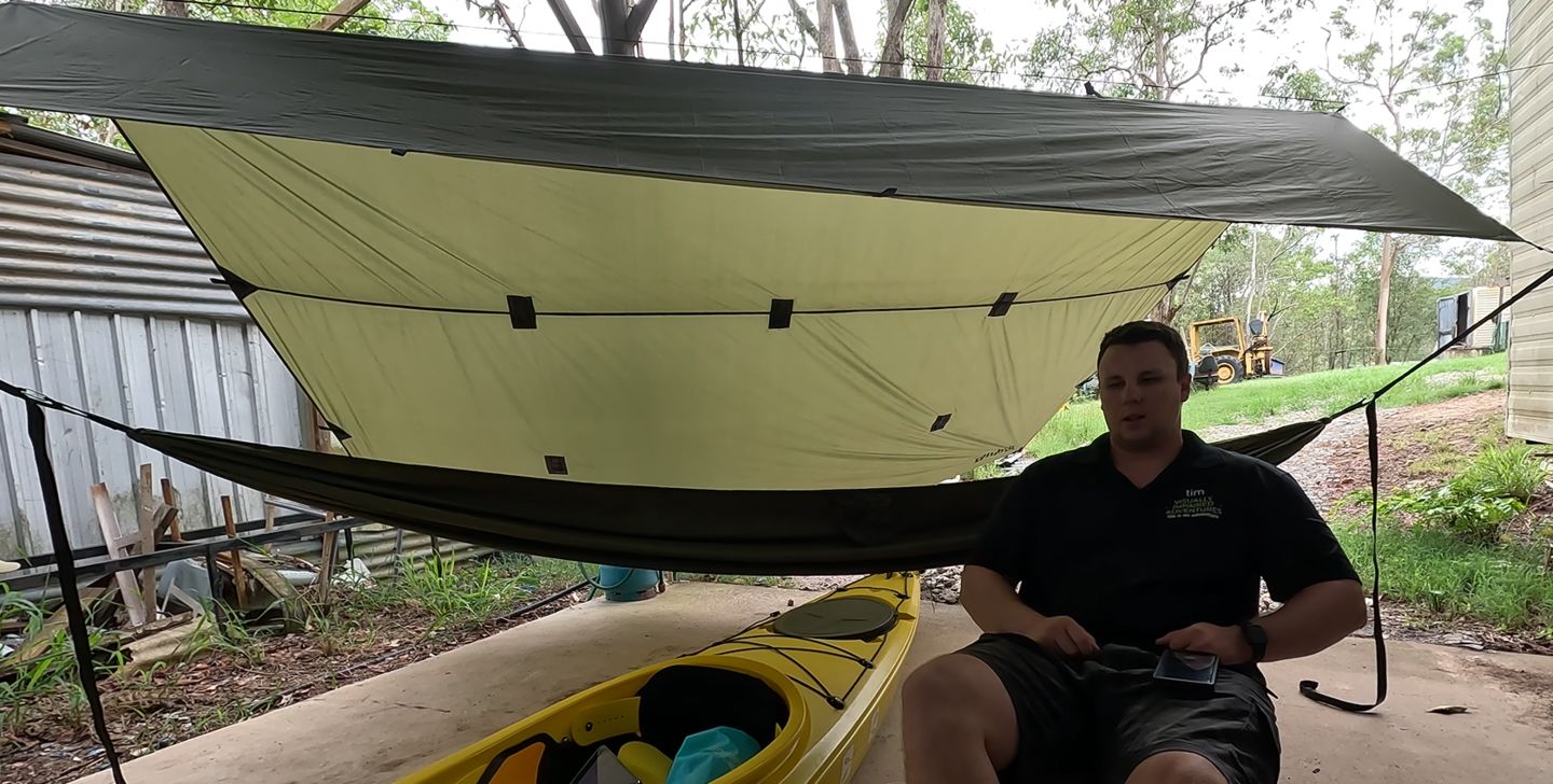 Customer photo review of Ultralight Hammock Set