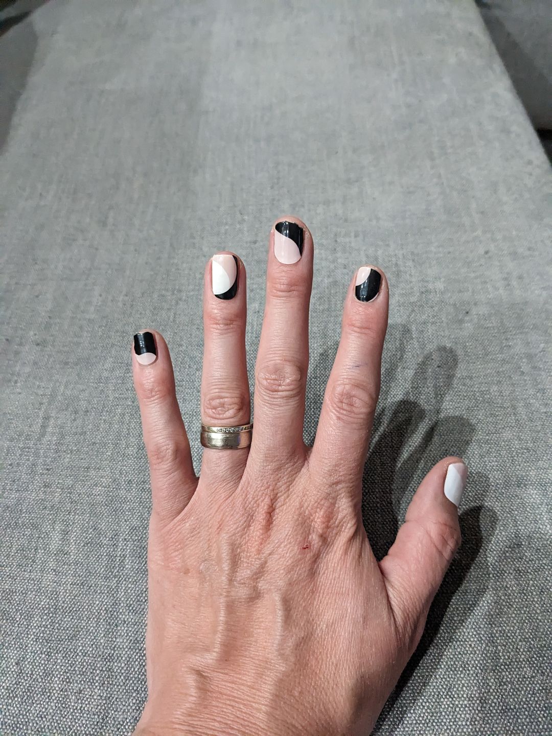 Customer photo review of Gel Nail Sticker Starter Kit (FREE UV Lamp With 2 Or More Gel Nail Stickers)