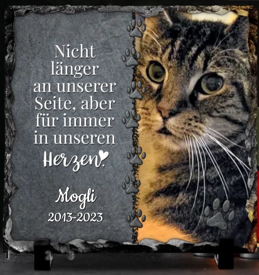 Customer photo review of Für immer im Herzen - Individuelle Schieferplatte