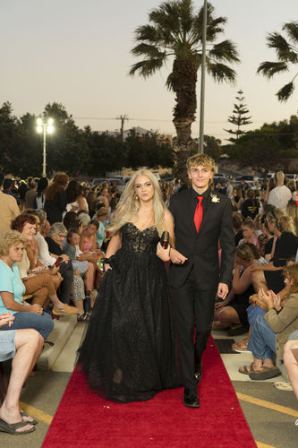Customer photo review of Hadley Tulle Glitter Gown - Black
