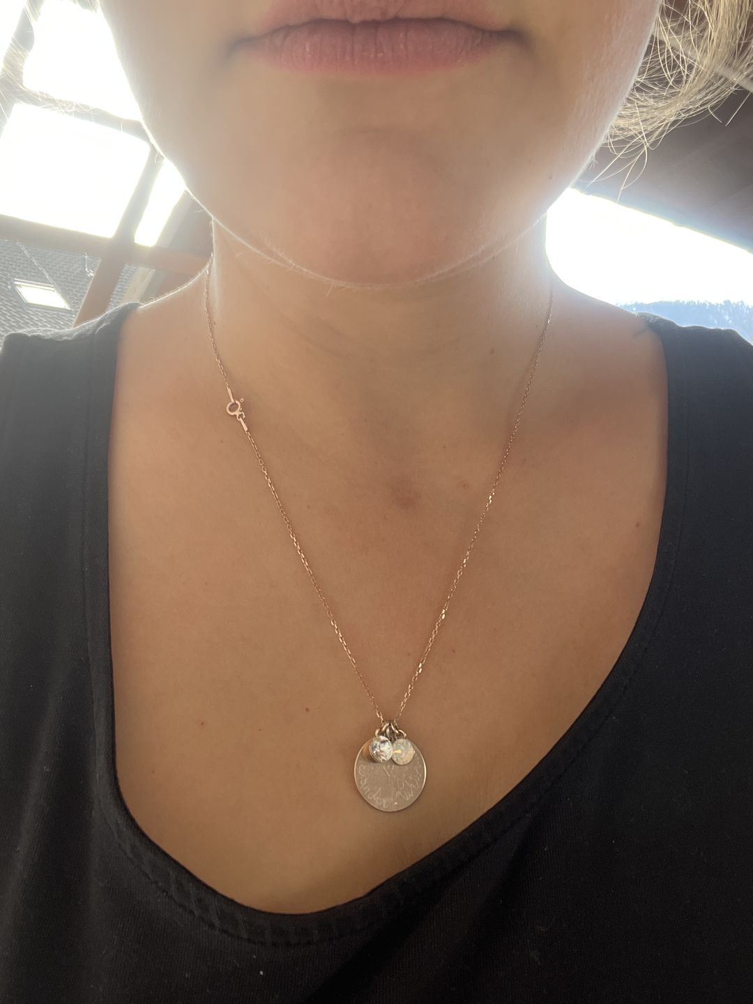 Customer photo review of Halskette mit Geburtsstein
