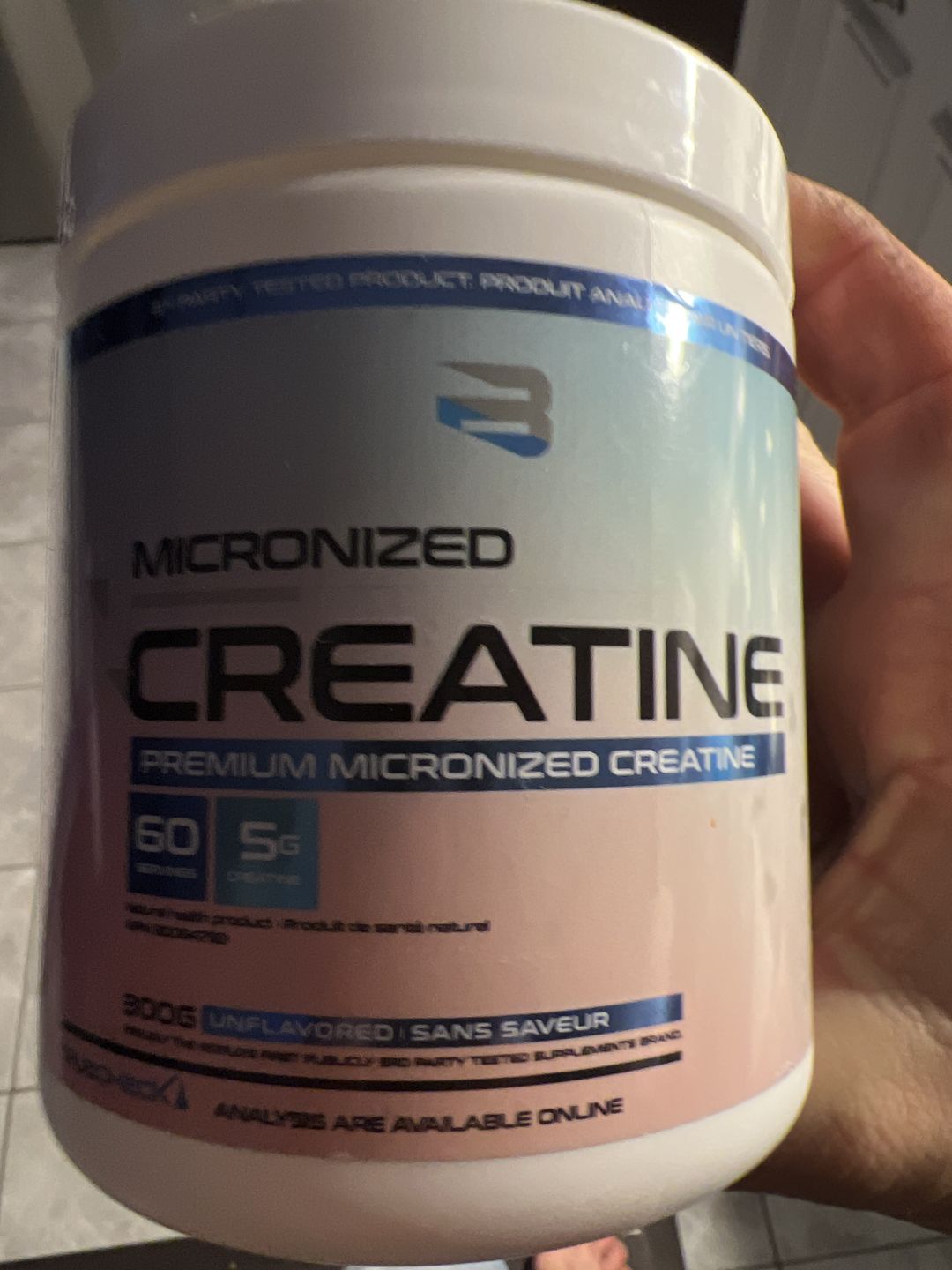 Customer photo review of Believe - Créatine Micronisée 300g