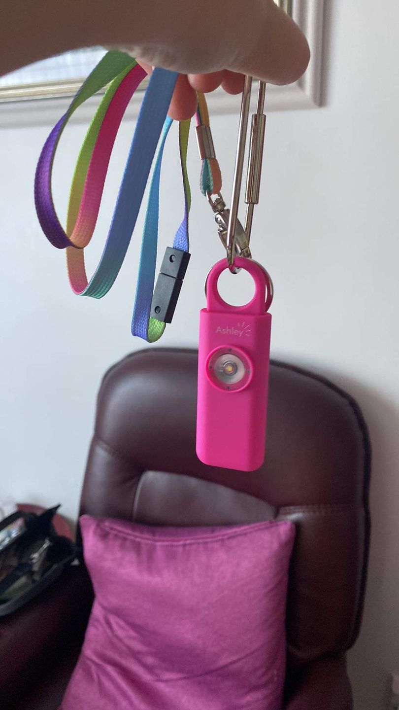 Customer photo review of The Ashley Personal Safety Alarm