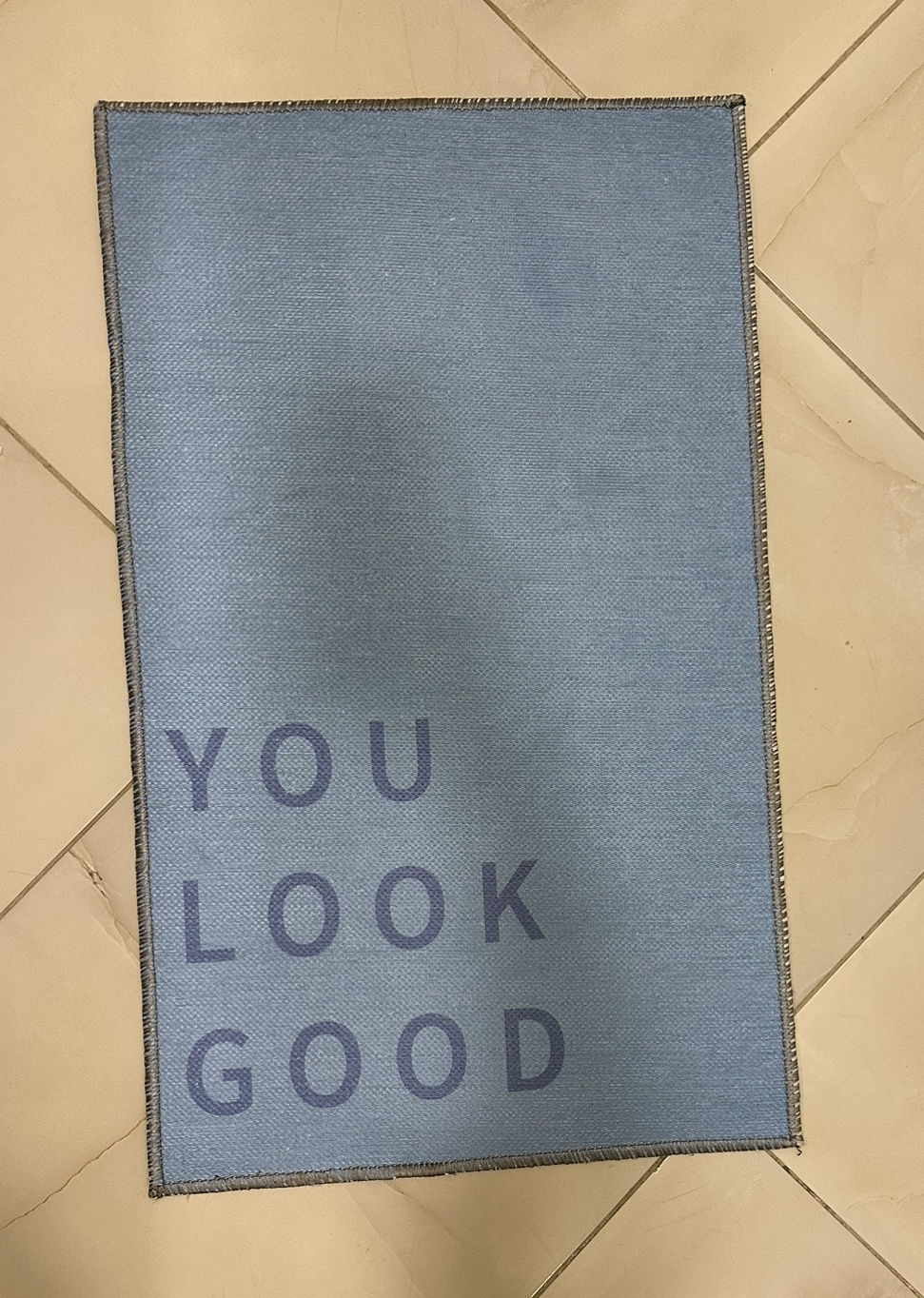 Customer photo review of Relama- Printed Bath Mat