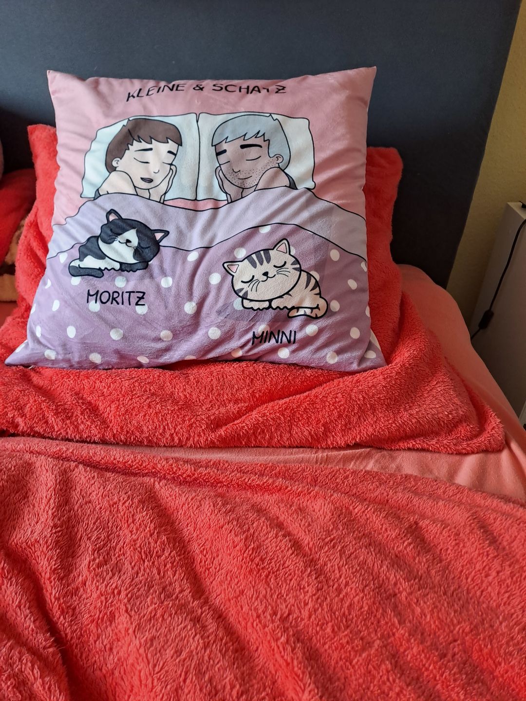 Customer photo review of Kuschelzeit mit Fellnasen - Individuelles Kissen