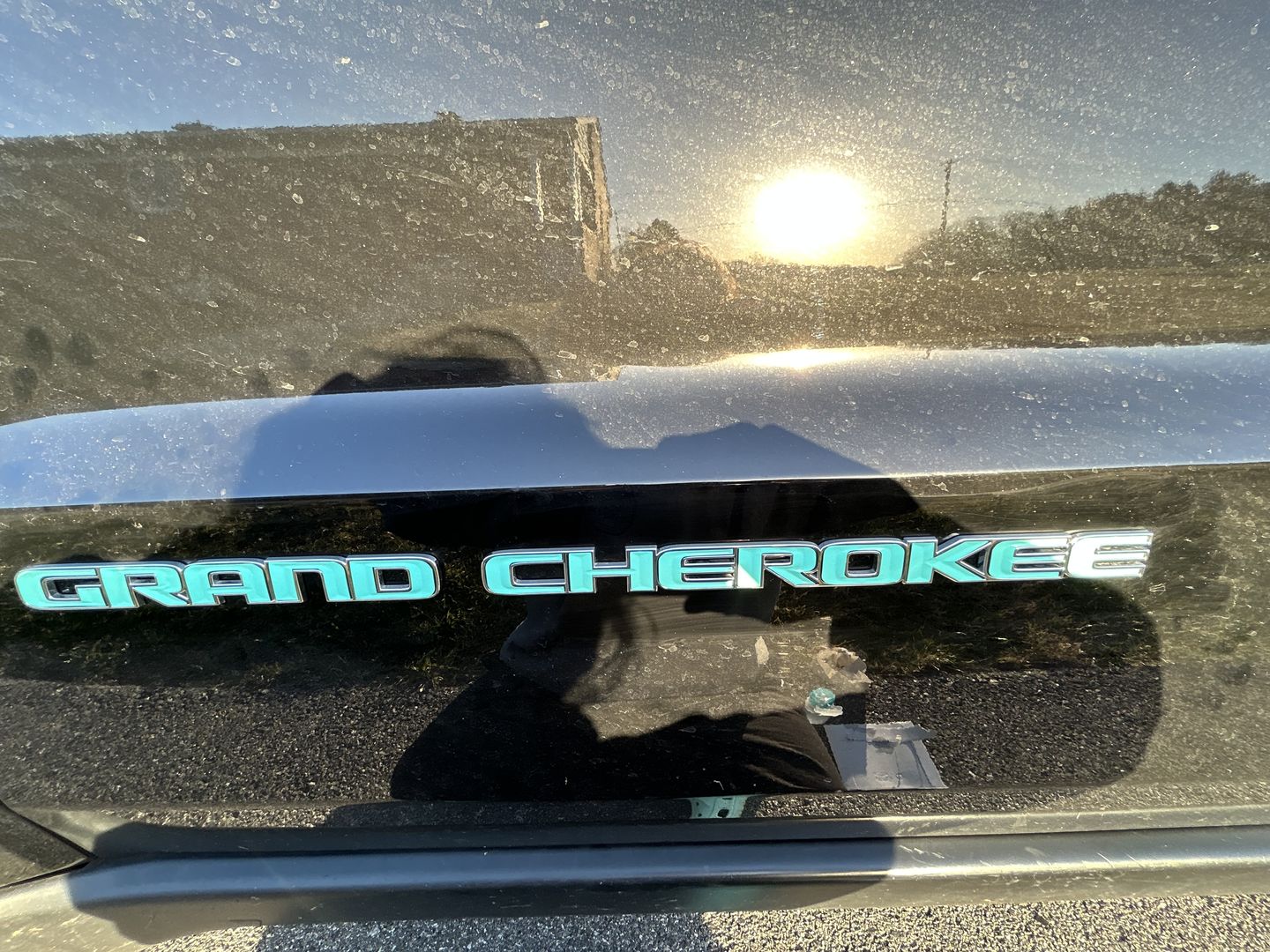 Customer photo review of Jeep Emblem Overlay Decals – Solid Colors | Fits Grand Cherokee, Grand Cherokee L